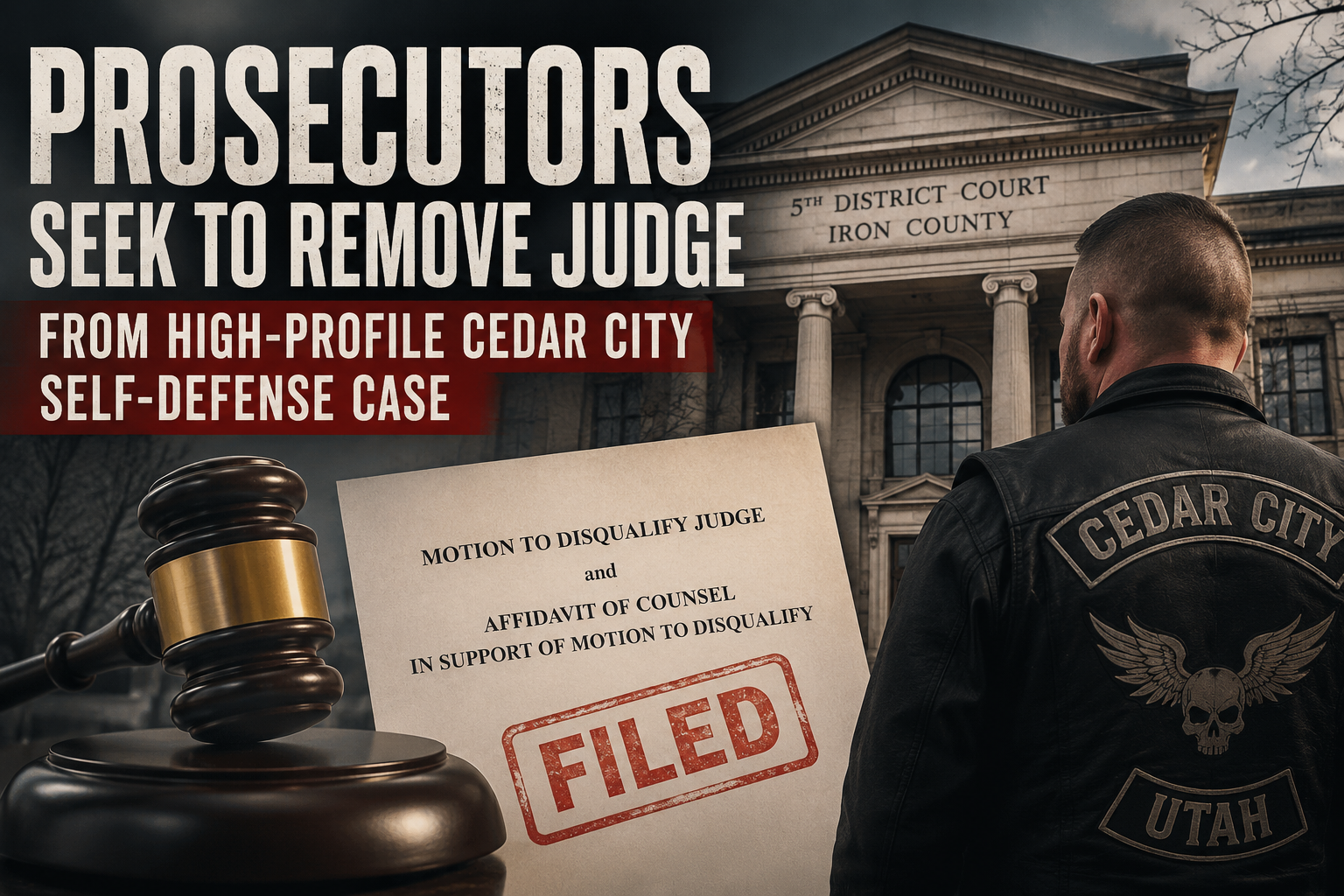 PROSECUTORS SEEK TO REMOVE JUDGE FROM HIGH-PROFILE CEDAR CITY SELF-DEFENSE CASE 